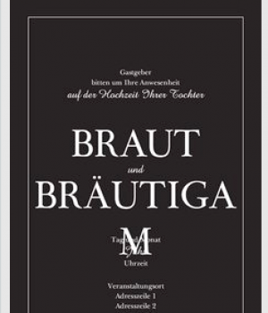 Hochzeitseinladung Hochzeitseinladung