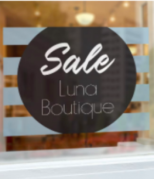 Schaufenster Aufkleber auch transparent Schaufenster Aufkleber auch transparent